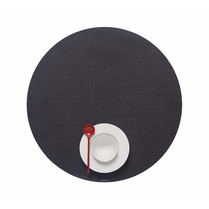 Mini Basketweave Round Placemat (Set of 4)