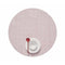 Mini Basketweave Round Placemat (Set of 4)  option Blush