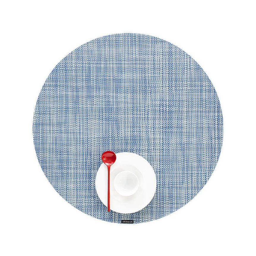 Mini Basketweave Round Placemat (Set of 4)