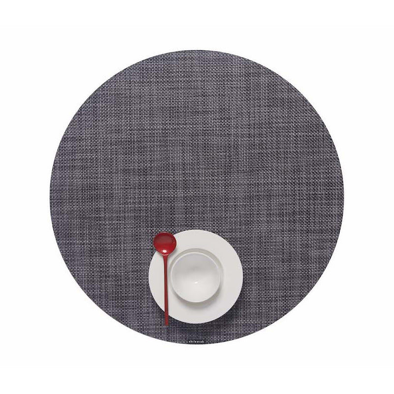 Mini Basketweave Round Placemat (Set of 4)