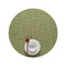 Mini Basketweave Round Placemat (Set of 4)  option Dill