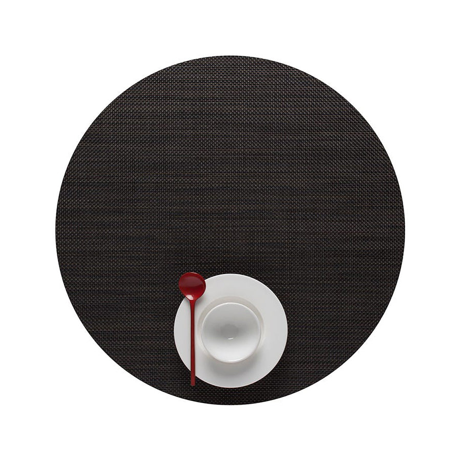 Mini Basketweave Round Placemat (Set of 4)