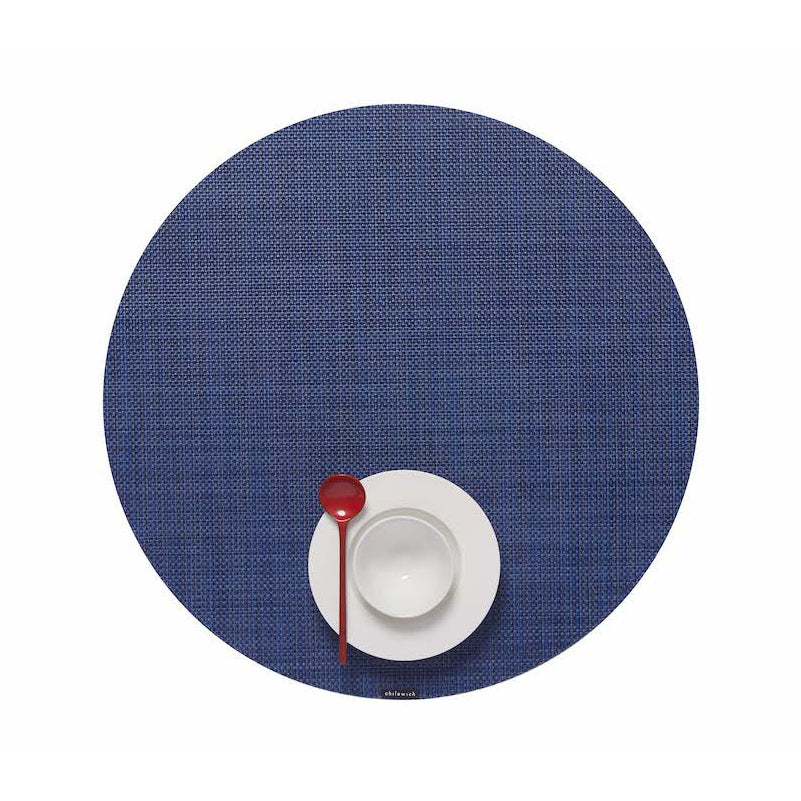 Mini Basketweave Round Placemat (Set of 4)
