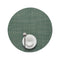 Mini Basketweave Round Placemat (Set of 4)  option Ivy