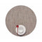 Mini Basketweave Round Placemat (Set of 4)  option Soapstone