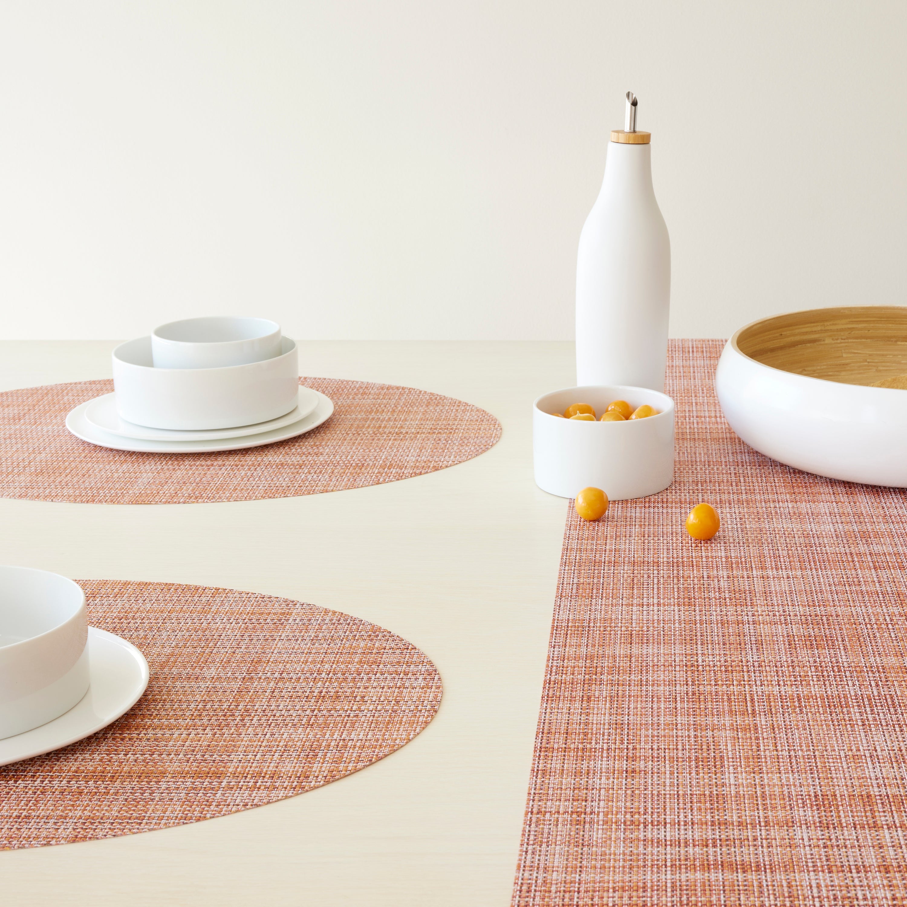Chilewich Mini Basketweave Round Placemat (Set of 4) - 2Modern