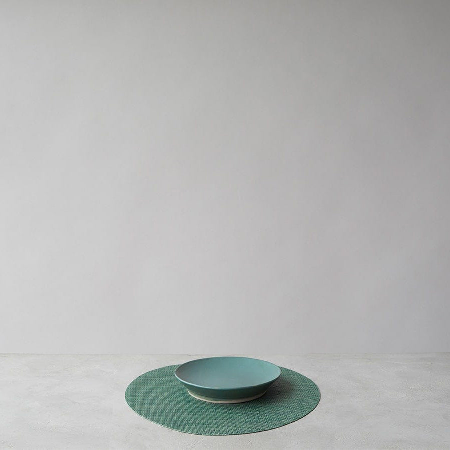 Mini Basketweave Round Placemat (Set of 4)
