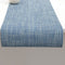Mini Basketweave Table Runner  option Chambray