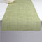 Mini Basketweave Table Runner  option Dill