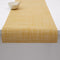 Mini Basketweave Table Runner  option Ochre
