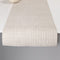 Mini Basketweave Table Runner  option Parchment