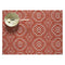 Overshot Rectangle Placemat (Set of 4)  option Paprika