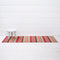 Pop Stripe Shag Runner  option Paprika