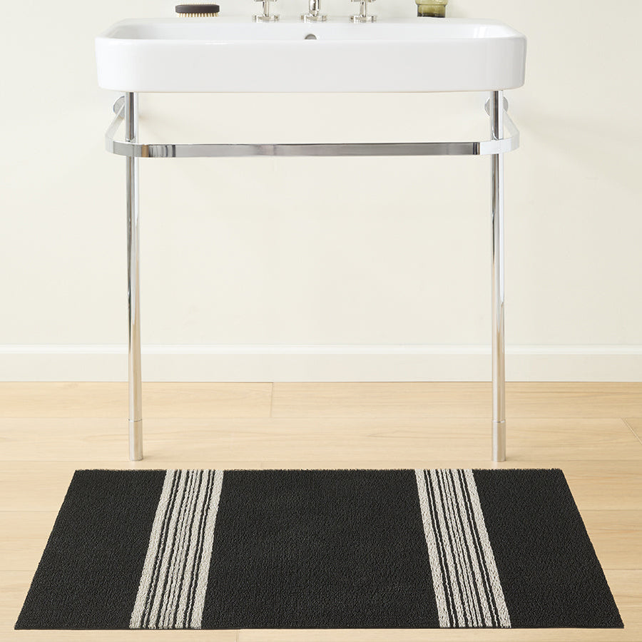 Relay Stripe Shag Floormat