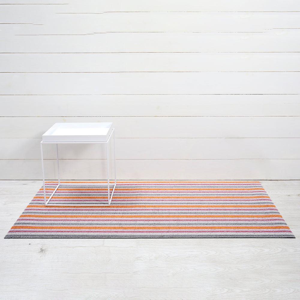 Ribbon Stripe Shag Mat