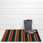 Ribbon Stripe Shag Mat