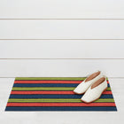 Ribbon Stripe Shag Mat