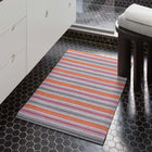 Ribbon Stripe Shag Mat