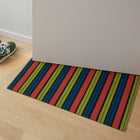 Ribbon Stripe Shag Mat
