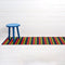 Ribbon Stripe Shag Runner  option Limelight
