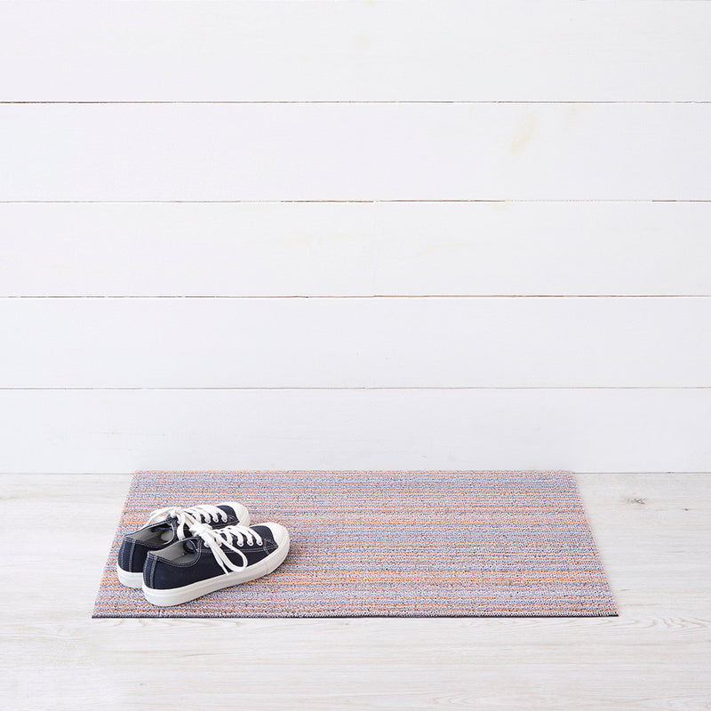 Tabby Cotton Natural Ecru Shag Mat