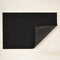 Solid Indoor/Outdoor Shag Mat  option Black