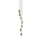 Cirio Cascada Circular Pendant Light  option 7 Lights