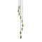 Cirio Cascada Circular Pendant Light  option 9 Lights