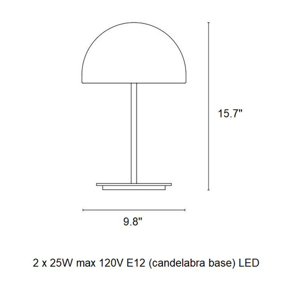Pin Table Lamp