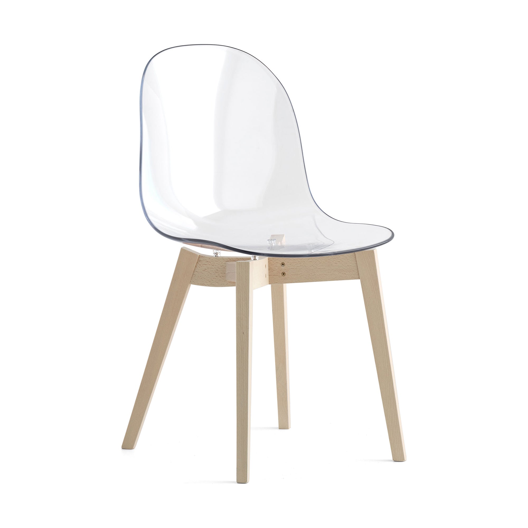 4 Connubia Wood Academy - 2Modern Chair Leg Base - Solid