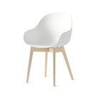 Academy Dining Armchair with Wood Base