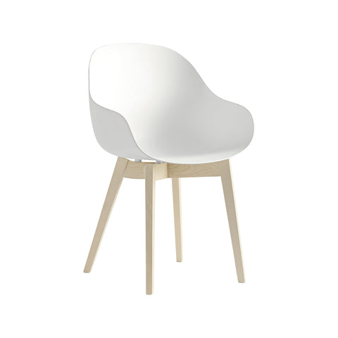 Academy Dining Armchair with Wood Base