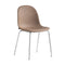 Academy Upholstered Dining Chair with Tube Base  option P77 Chromed