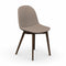 Academy Upholstered Chair  option 4 Leg / P201 Walnut Beech Wood