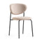Cozy Dining Chair  option Taupe Cros / Matte Black