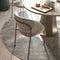 Cozy Dining Chair  option Taupe Cros / P38M Matte Lava