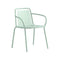 Easy Outdoor Dining Armchair  option P8L Matt Thyme Green