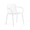Easy Outdoor Dining Armchair  option P94 Matt Optic White