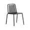 Easy Outdoor Dining Chair  option P15 Matt Black