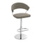 New York Swivel Stool  option D04 Taupe Leather