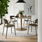 Planet Dining Table  option P38M Matte Lava / P13E Clay