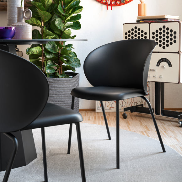 Connubia Tuka Chair with Tubular Base 2Modern