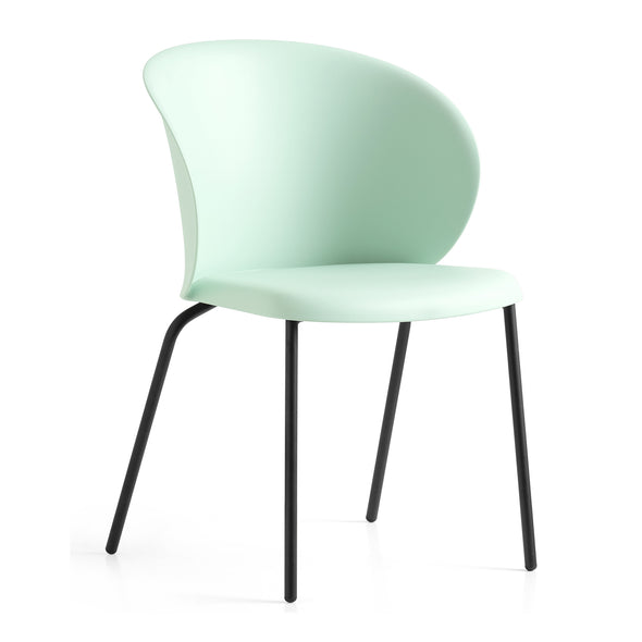 Tuka Chair with Tubular Base