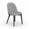 Tuka Wood Chair  option Taupe Cros / Graphite Beechwood