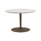 Planet Dining Table  option P38M Matte Lava / P13E Clay