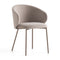 Tuka Armchair  option SLJ Sand / P38M Matte Lava