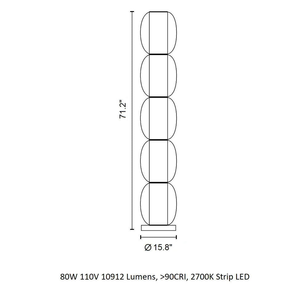 Alma Aura LED Floor Lamp