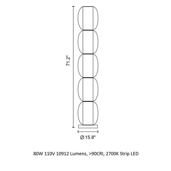 Alma Aura LED Floor Lamp