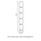 Alma Aura LED Floor Lamp
