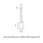 Alma LED Pendant Light